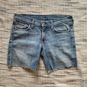 7 distressed denim shorts
